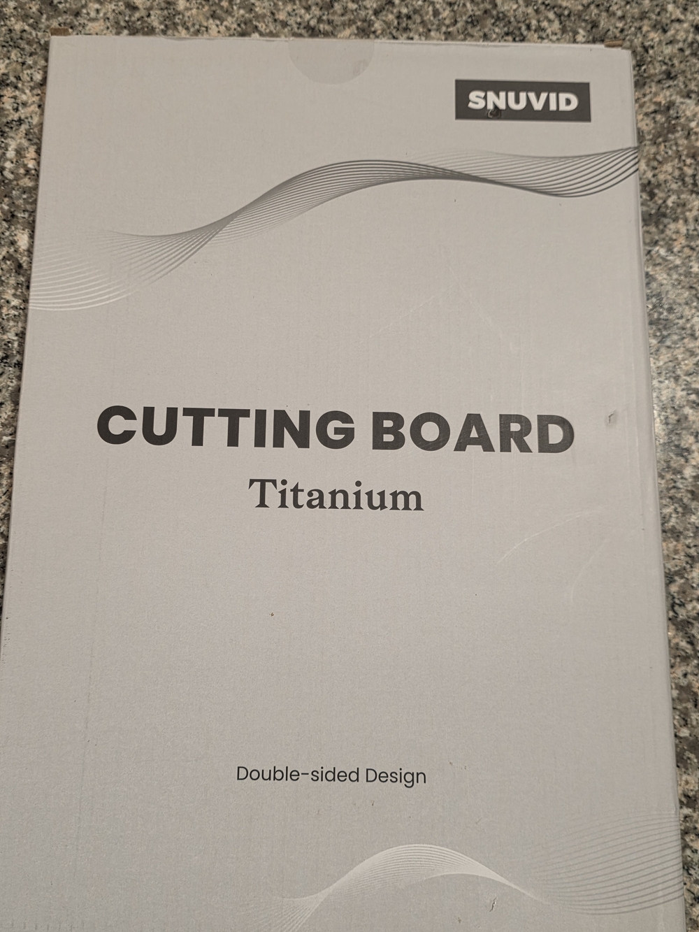 Snuvid Double-Sided Cutting Board Titanium & PP Plastic Kitchen Prep New